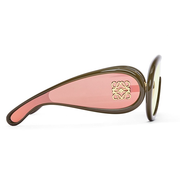 Khaki Wave mask sunglasses - Picture 5 of 5